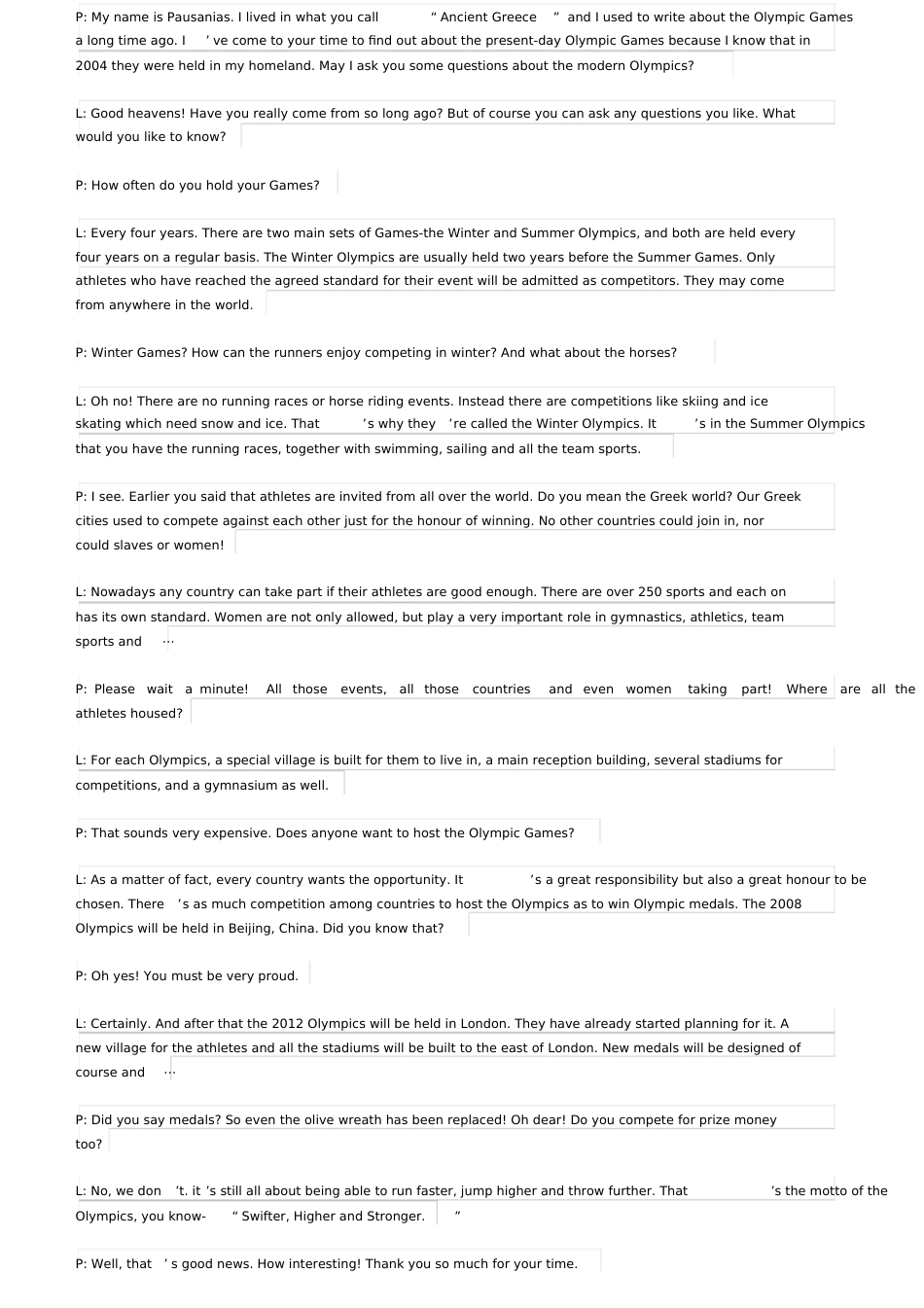 人教版高一英语必修二英语课文原文[共7页]_第2页