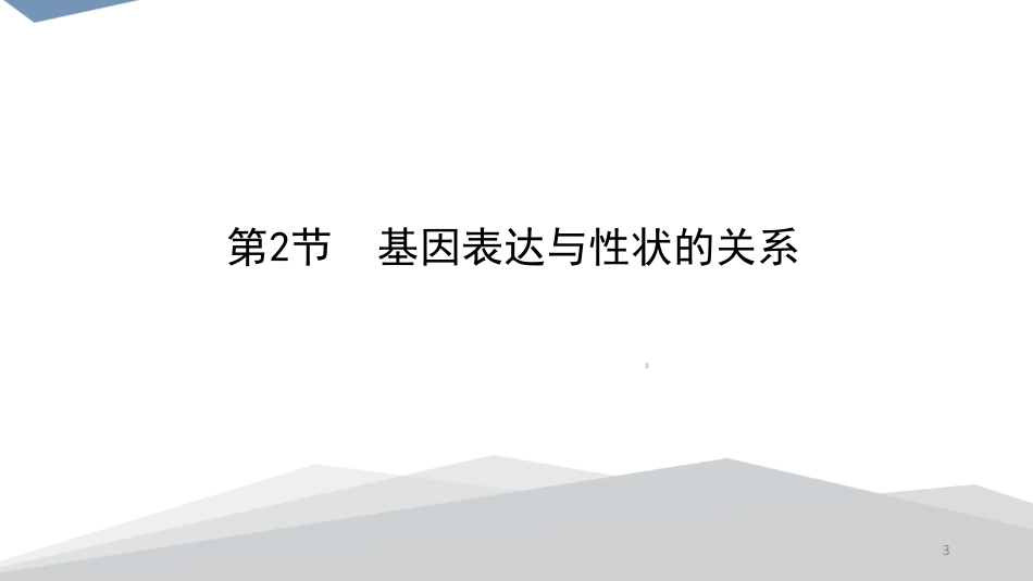 基因表达与性状的关系ppt课件[共32页]_第3页