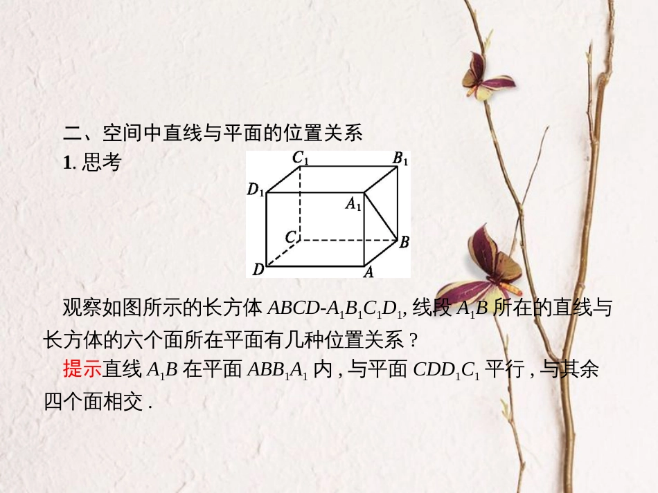 8.4.2 空间点、直线、平面之间的位置关系-新教材2019-2020学年高一数学人教A版必修第二册同步教学课件_第3页