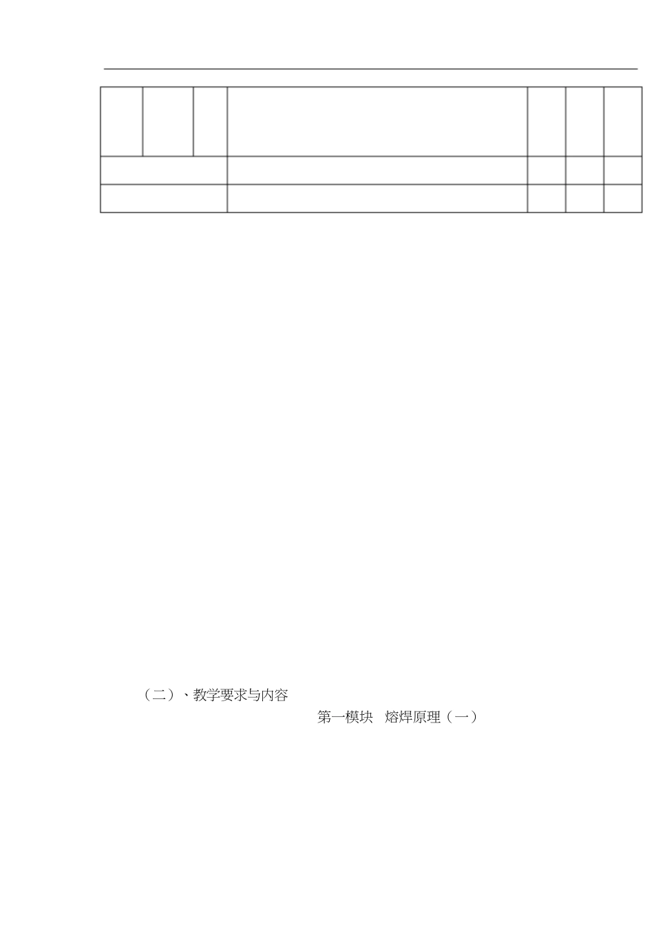 焊工教学大纲、教学计划[共6页]_第2页