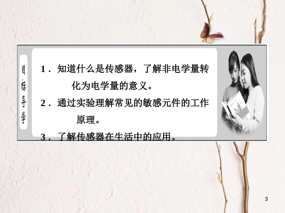高中物理 6.1 传感器及其工作原理课件 新人教版选修3-2_第3页
