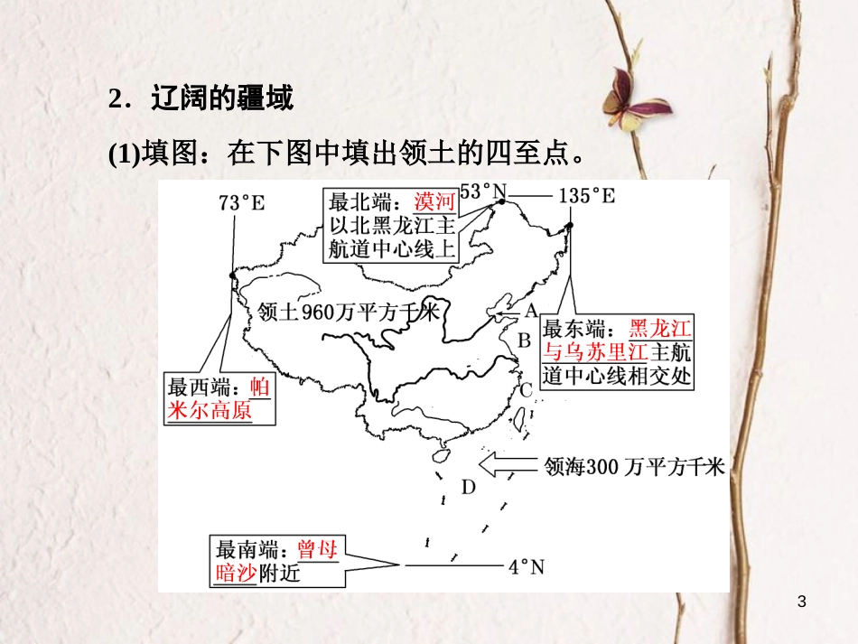 高三地理复习 第四部分 第二章 中国地理 第一讲 中国地理概况课件[共57页]_第3页