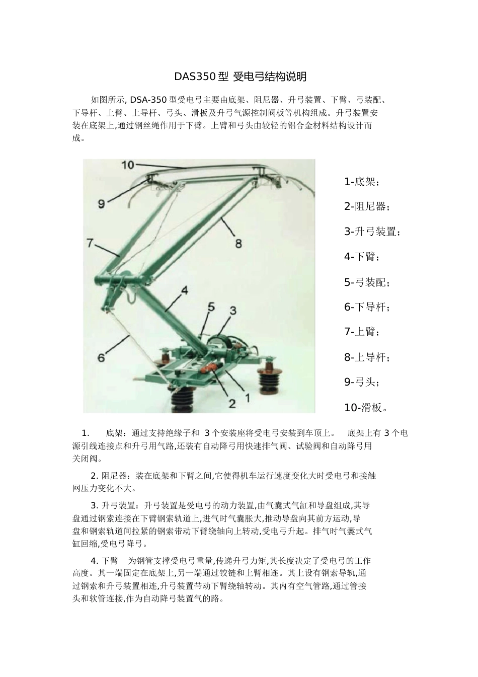 受电弓结构说明[共3页]_第1页