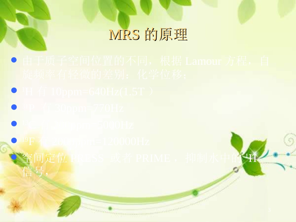 MRS分析ppt课件[共105页]_第3页