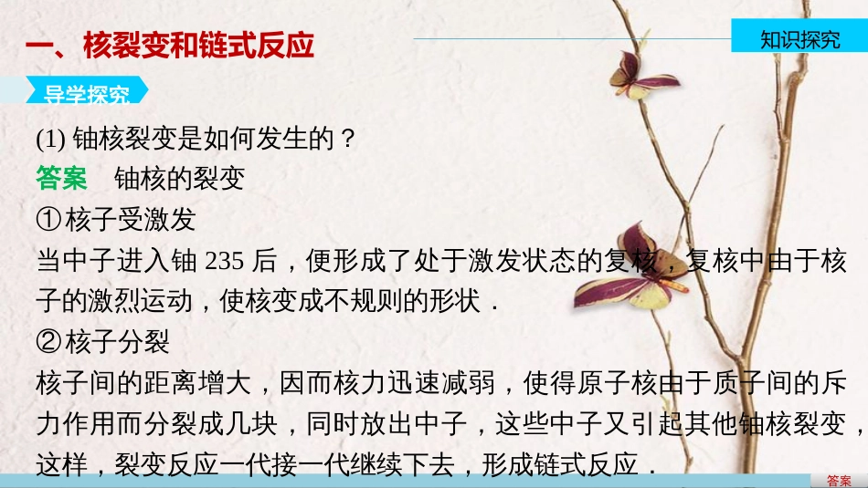 高中物理 19.6 核裂变 19.7 核聚变 19.8 粒子和宇宙课件 新人教版选修3-5_第3页