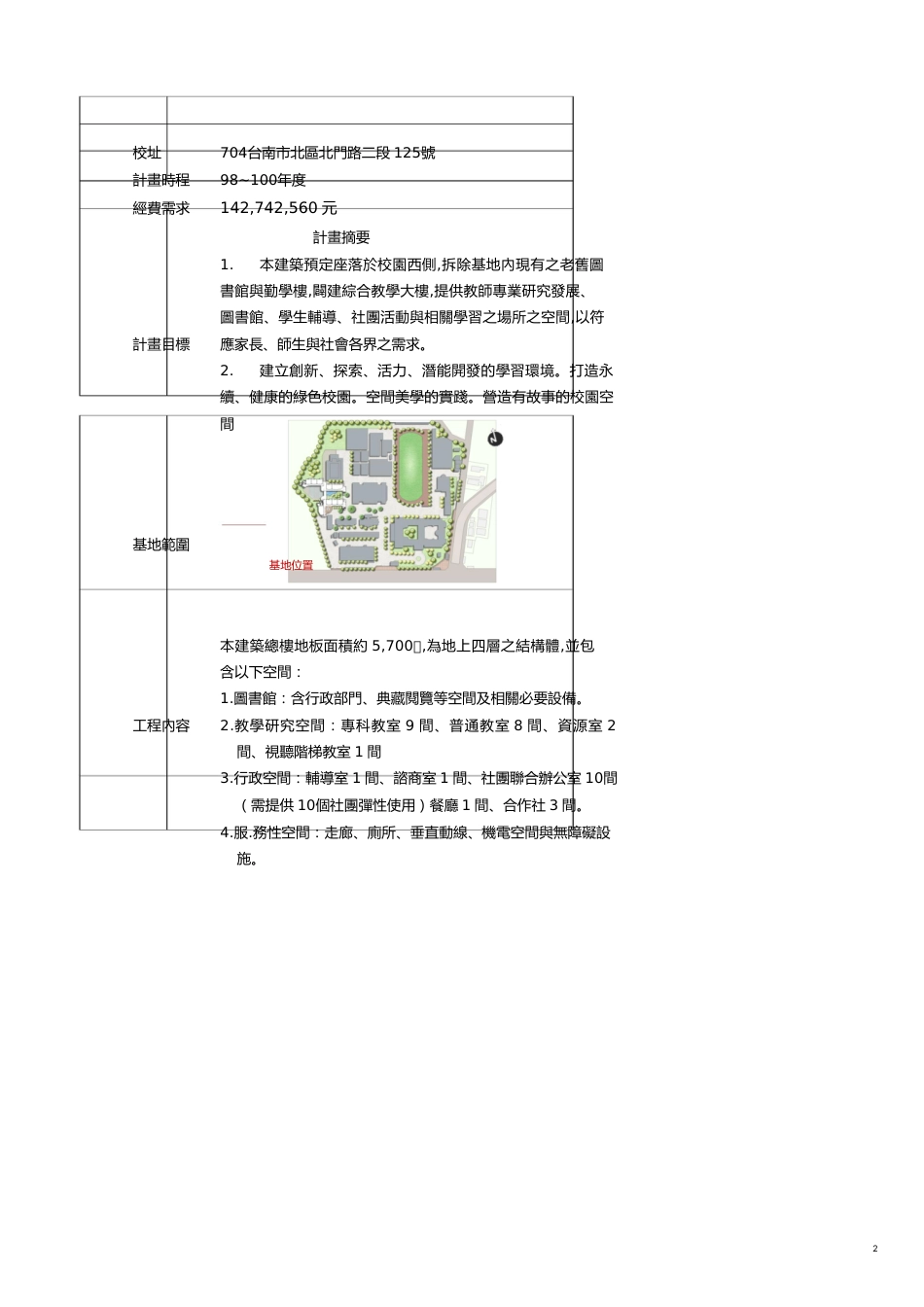 台南学校改建工程[共17页]_第2页