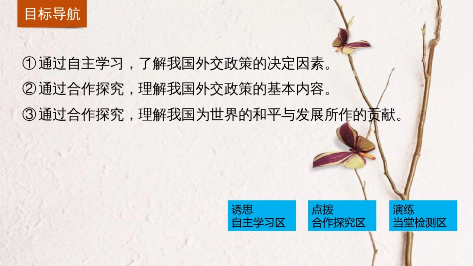 高中政治 9.3 我国外交政策的基本目标和宗旨课件 新人教版必修2[共30页]_第3页