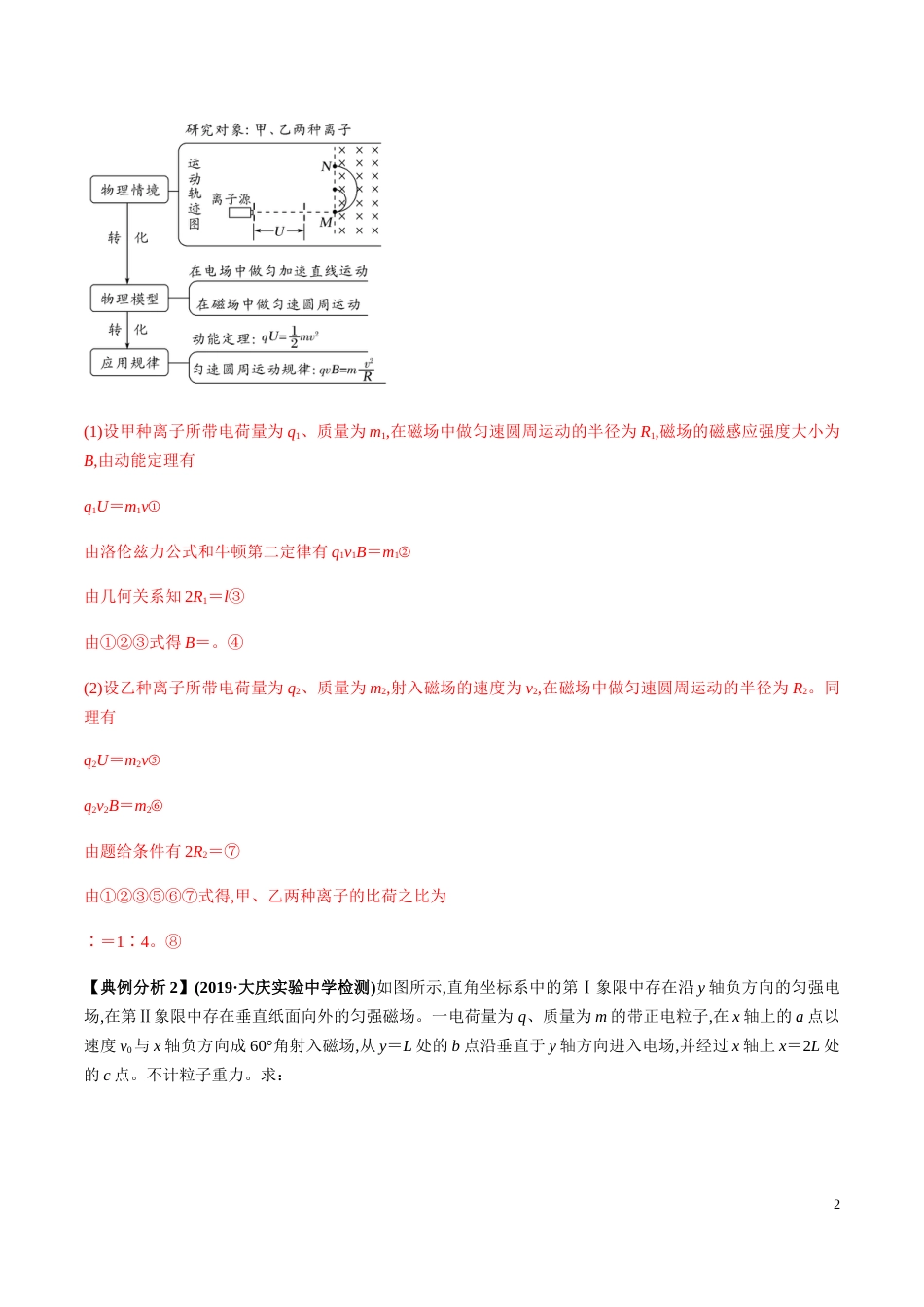 专题12 带电粒子在组（复）合场中的运动（解析版）_第2页