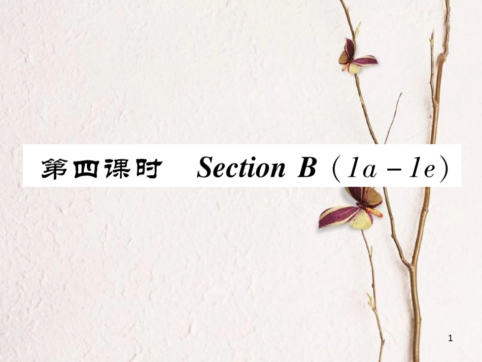 （成都专版）八年级英语上册 Unit 3 I’m more outgoing than my sister Section B（1a-1e）作业课件 （新版）人教新目标版_第1页