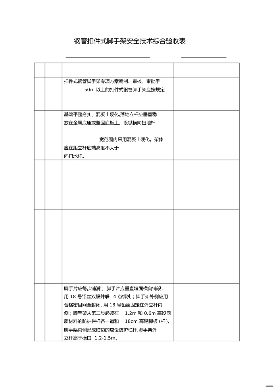 脚手架验收记录表[共3页]_第1页