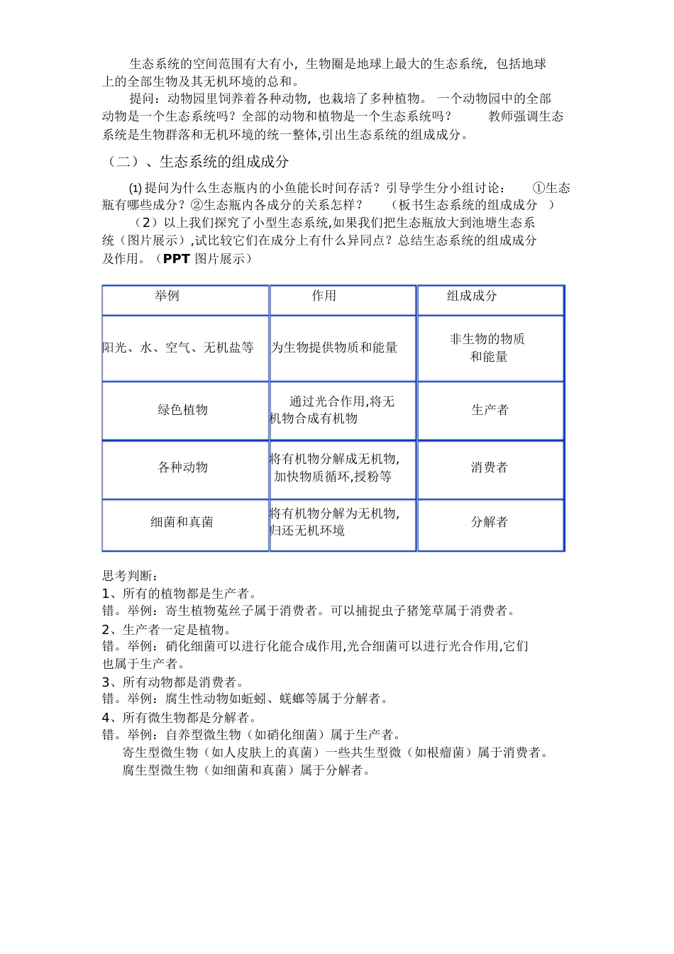 生态系统的结构教案[共6页]_第2页