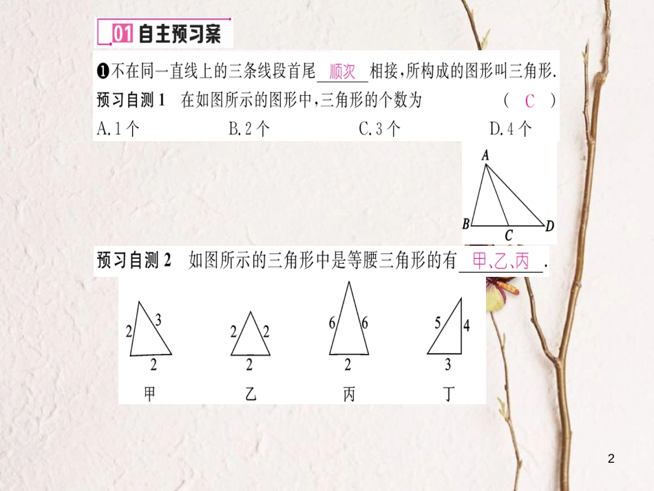 八年级数学上册 2.1 三角形课件1 （新版）湘教版[共15页]_第2页