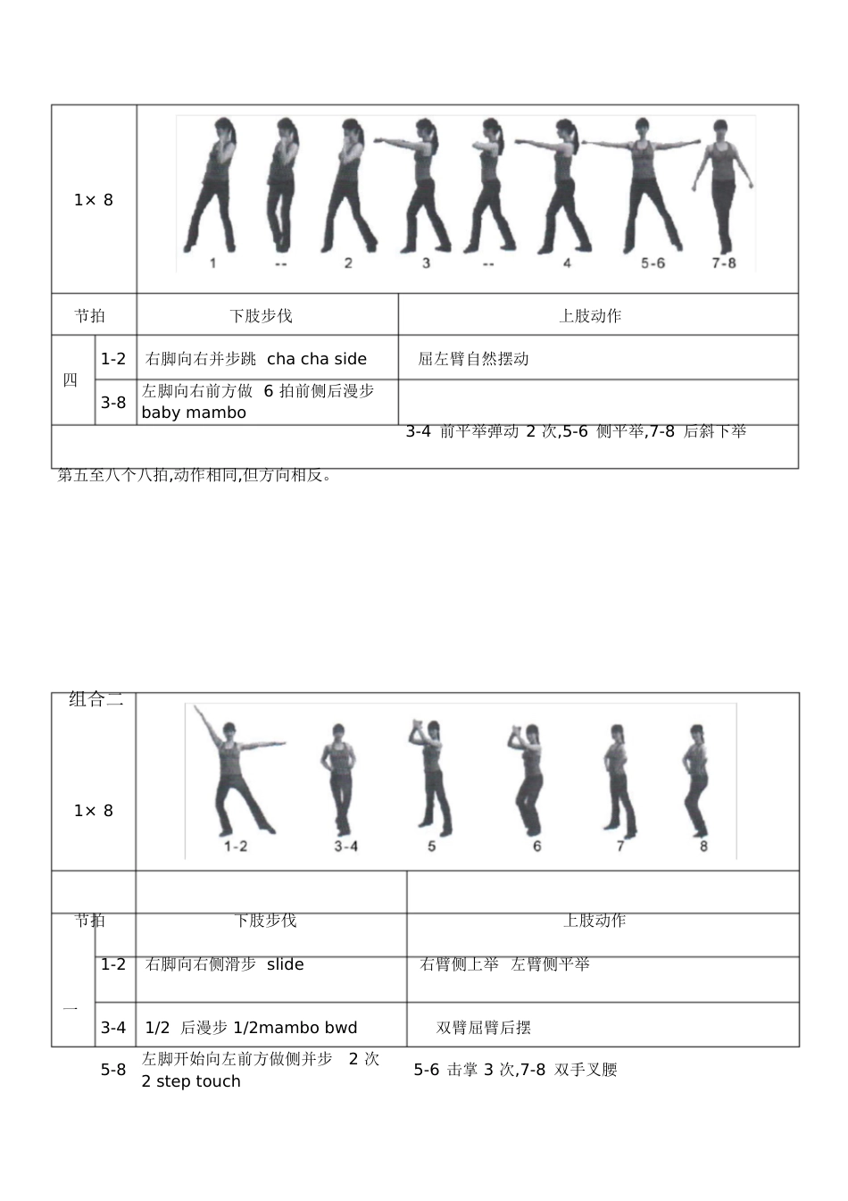 《全国健美操大众锻炼标准》第三套大众二级动作图解[共7页][7页]_第2页