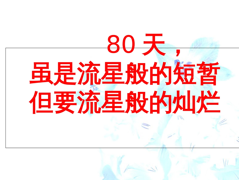 高考冲刺80天-主题班会[共45页]_第3页