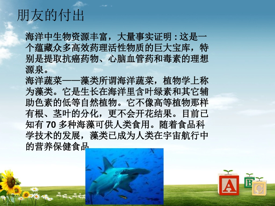 爱我们的朋友-海洋生物[共6页]_第3页