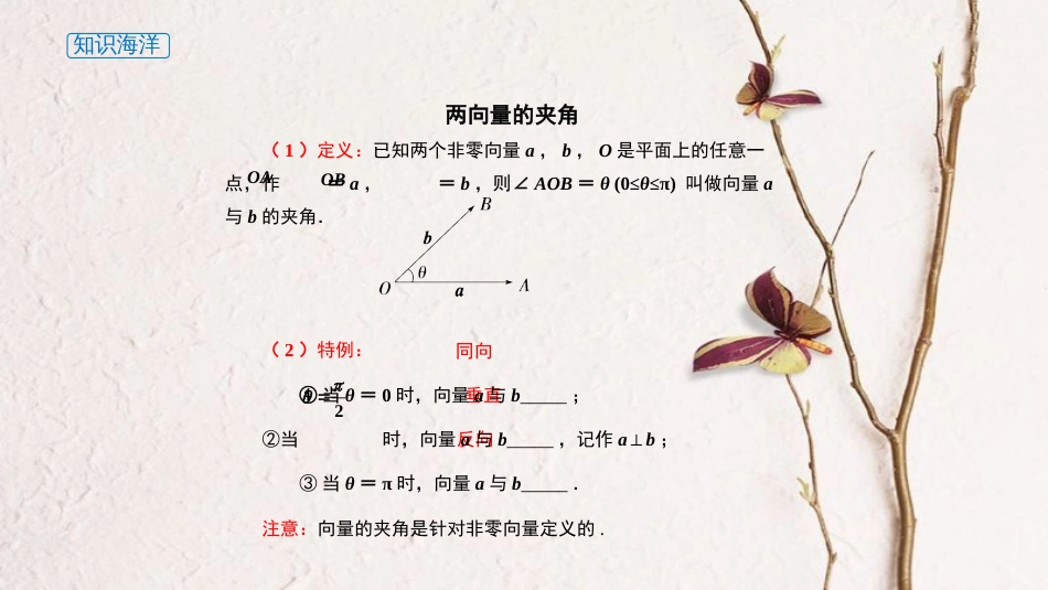 课件 6.2.4 向量的数量积-高中数学必修2（新教材同步课件）  (共16张PPT)_第3页