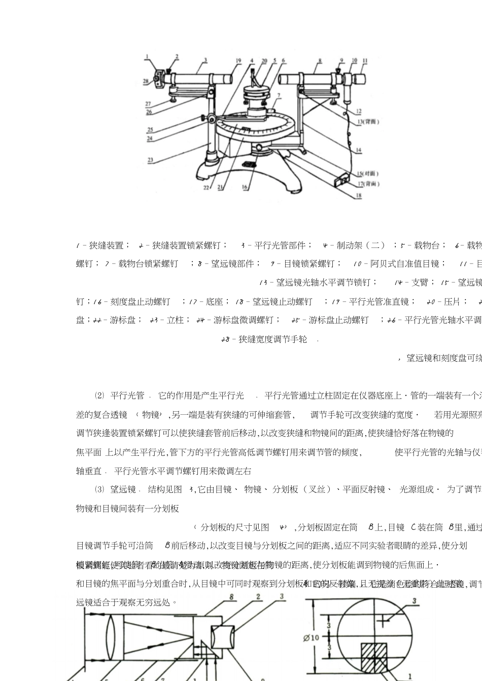 实验七最小偏向角法测棱镜的折射率_第2页