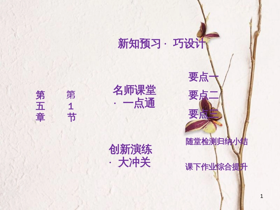高中物理 第五章 曲线运动 第1节 曲线运动课件 新人教版必修2[共55页]_第1页