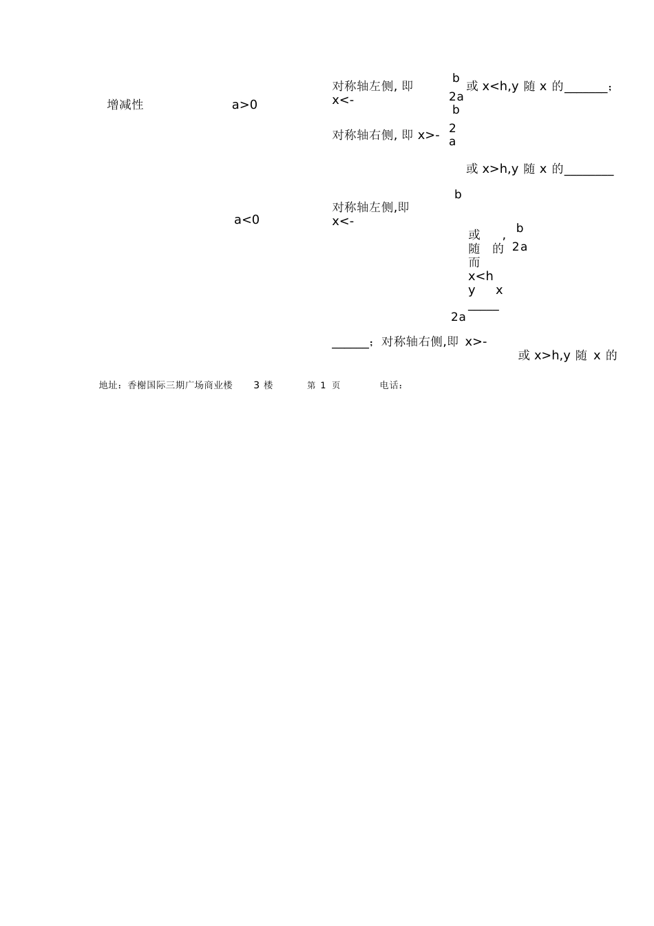 一元二次函数分类练习题[共27页]_第2页