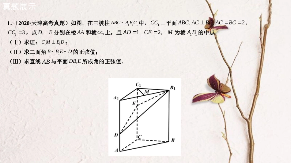 【新教材精创】第1章 空间向量与立体几何（复习小结课件）-人教A版高中数学选择性必修第一册(共37张PPT)_第2页