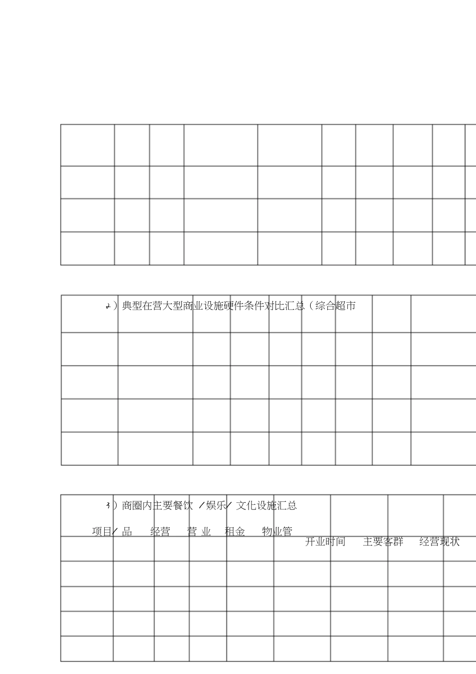 商业零售市场调研表格[共10页]_第2页