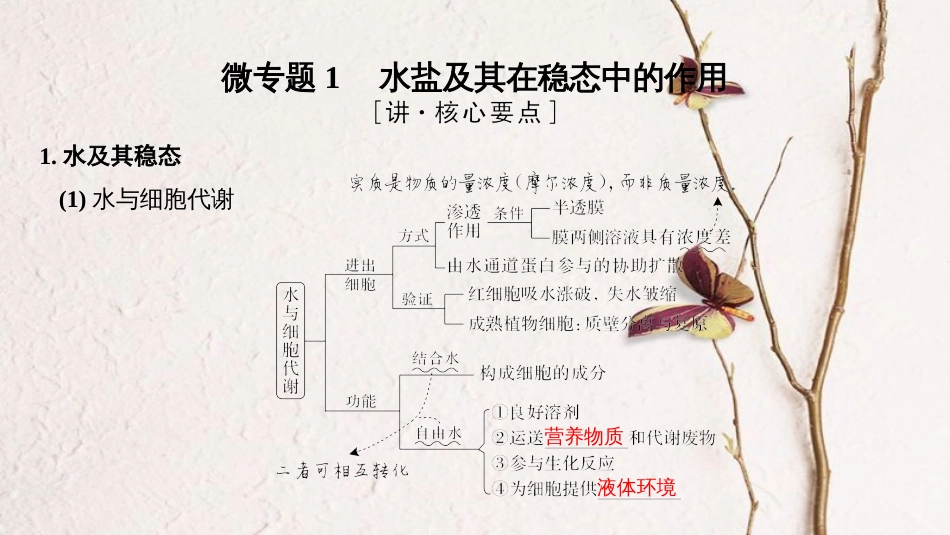 第一单元 细胞的组成与结构 【复习课件】-2021年高考一轮生物单元复习一遍过_第3页