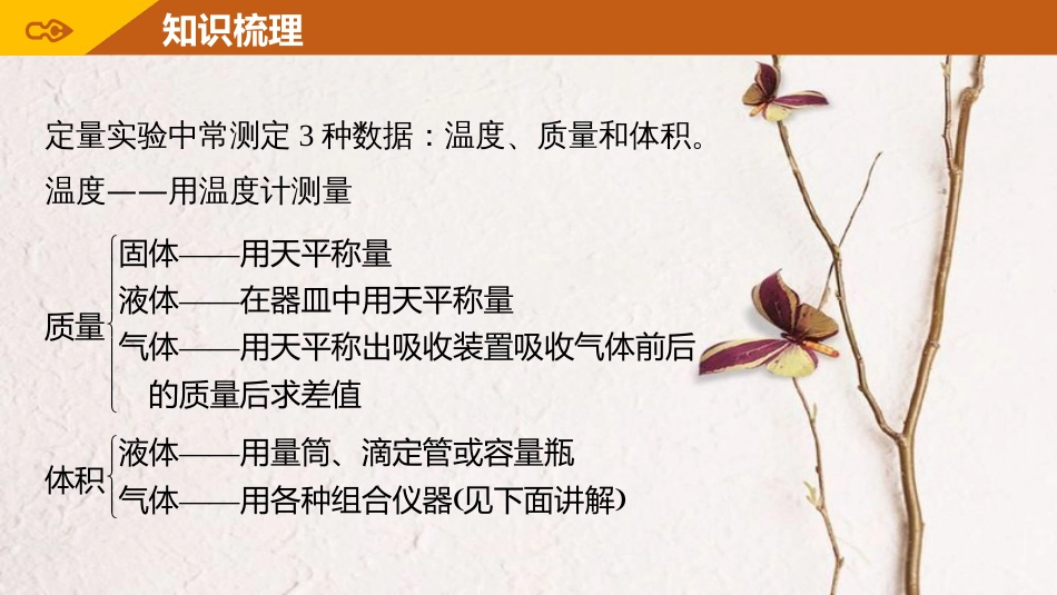 高考化学一轮复习 第1章 化学中常用的物理量-物质的量 专题讲座一 最常考的两个定量实验-气体体积、质量的测定课件 鲁科版_第2页