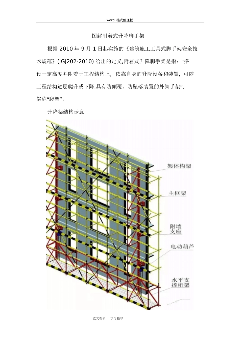 图解附着式升降脚手架[共20页]_第1页