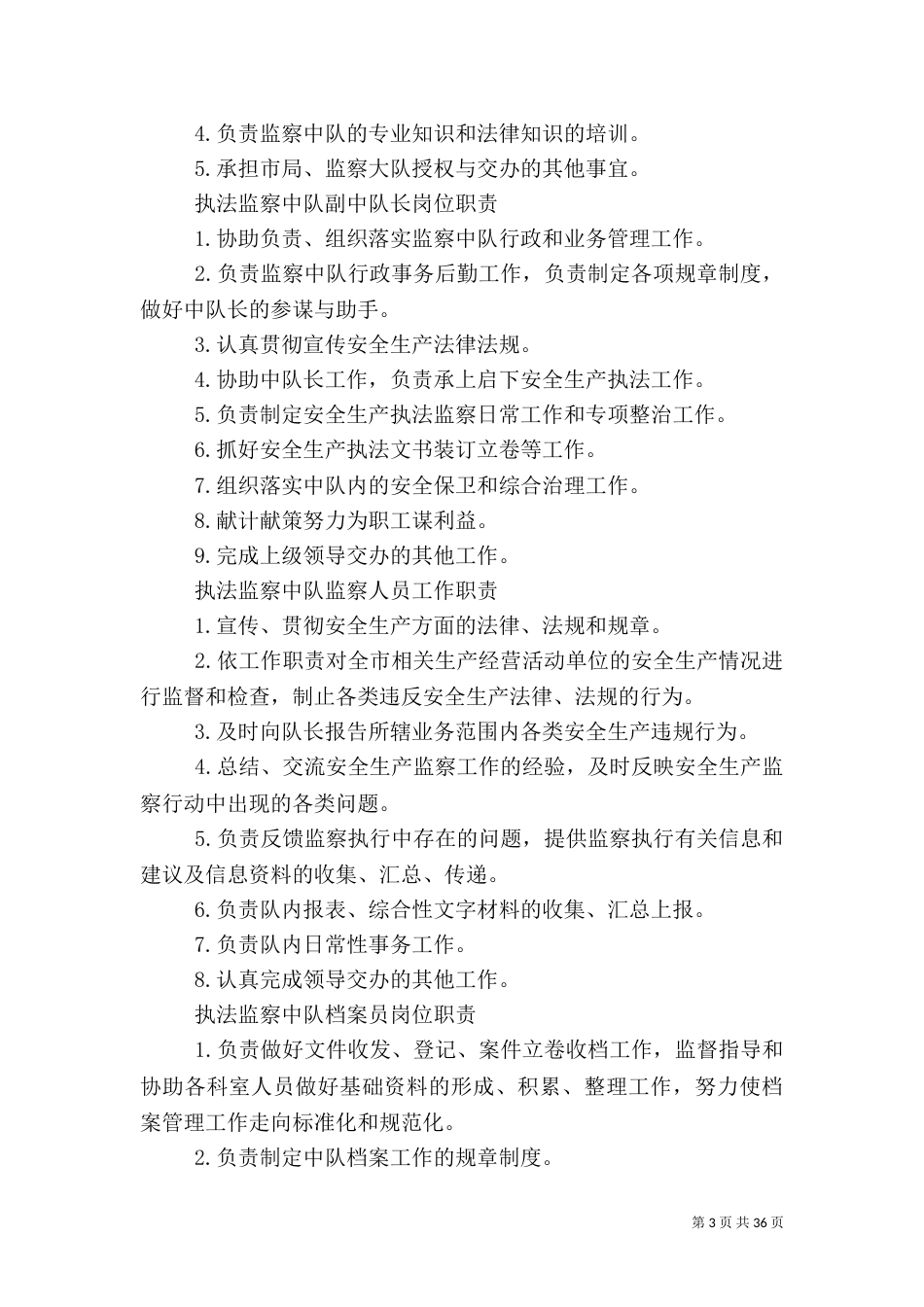 安全生产执法监察中队_第3页
