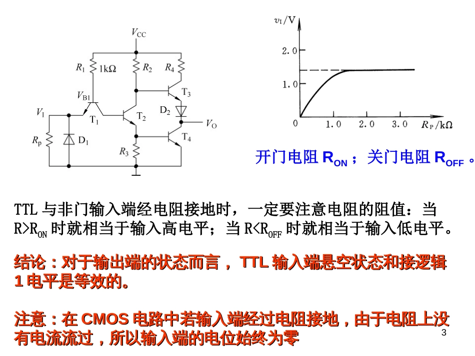 TTL逻辑门电路的逻辑功能分析及应用_第3页