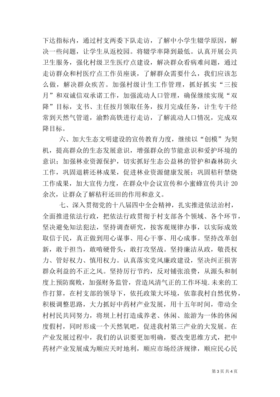 农村年度重点工作总结_第3页