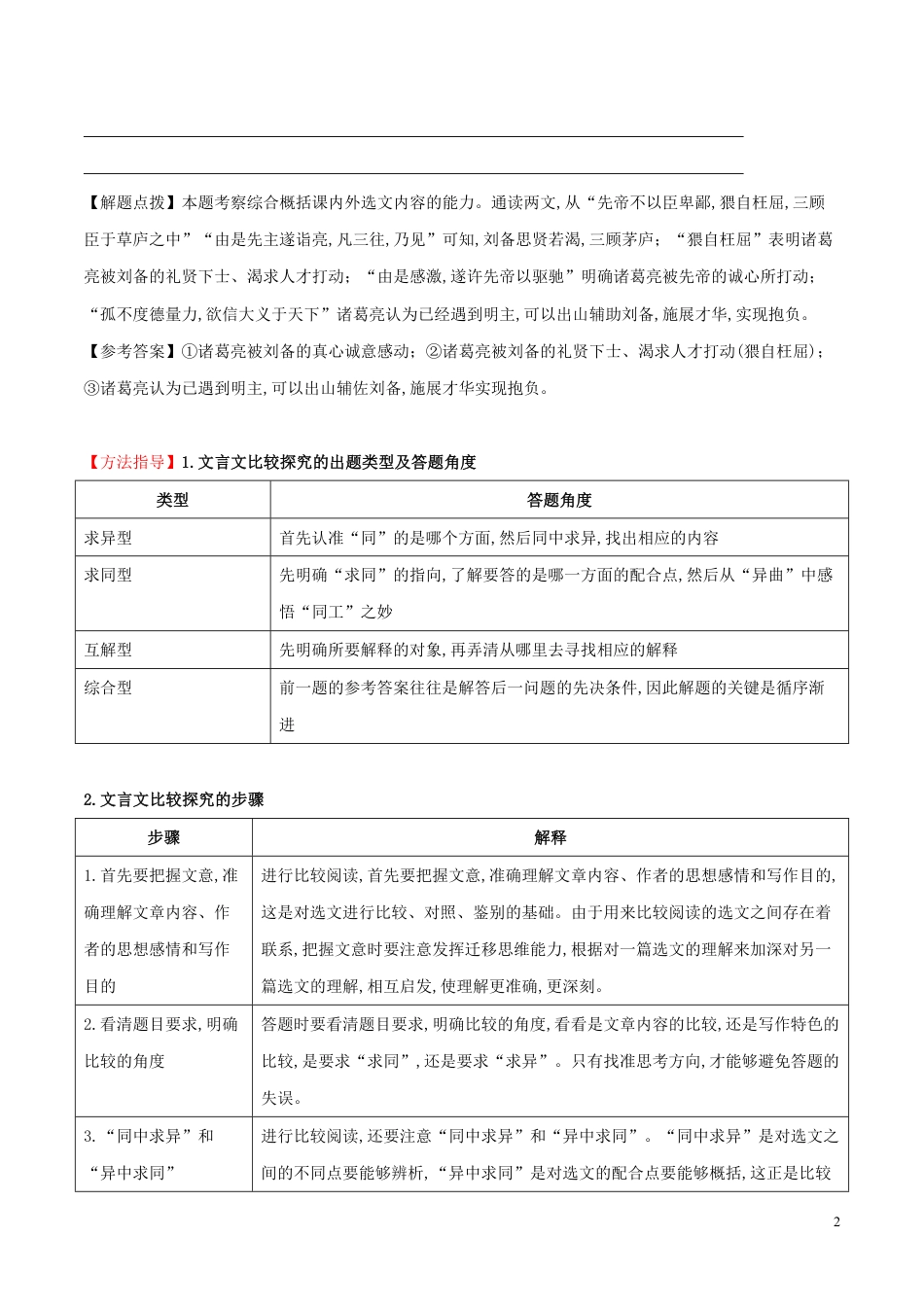 专题11 比较探究（原卷版）_第2页