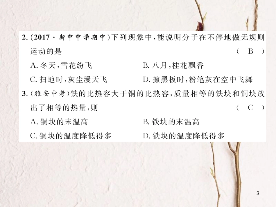 （云南专用）九年级物理全册 期中达标测试卷课件 （新版）沪科版[共26页]_第3页