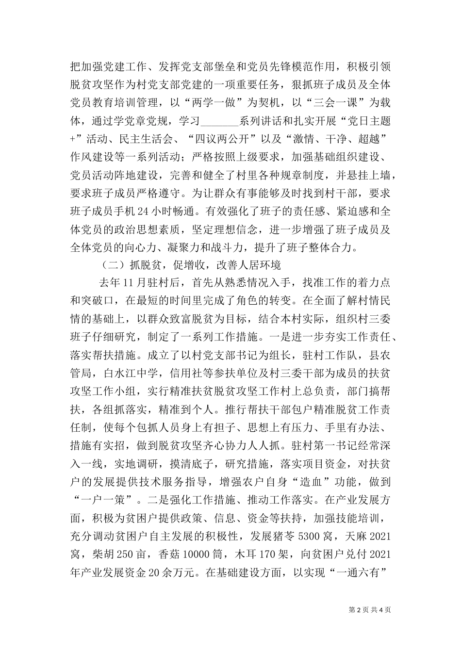 驻村工作总结（五）_第2页