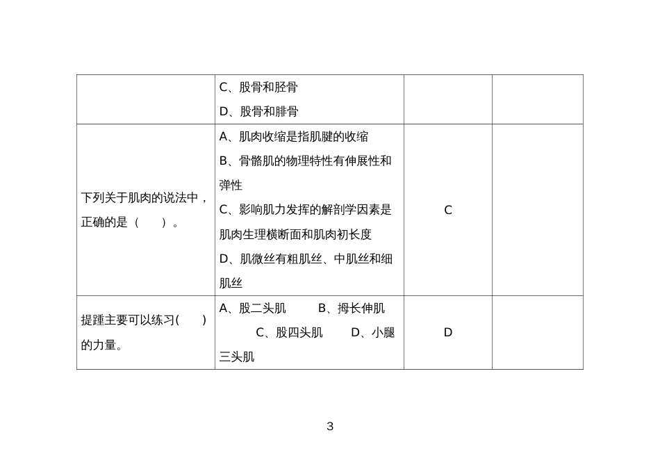 （全国职业技能比赛：高职）GZ086健身指导题库第6套_第3页