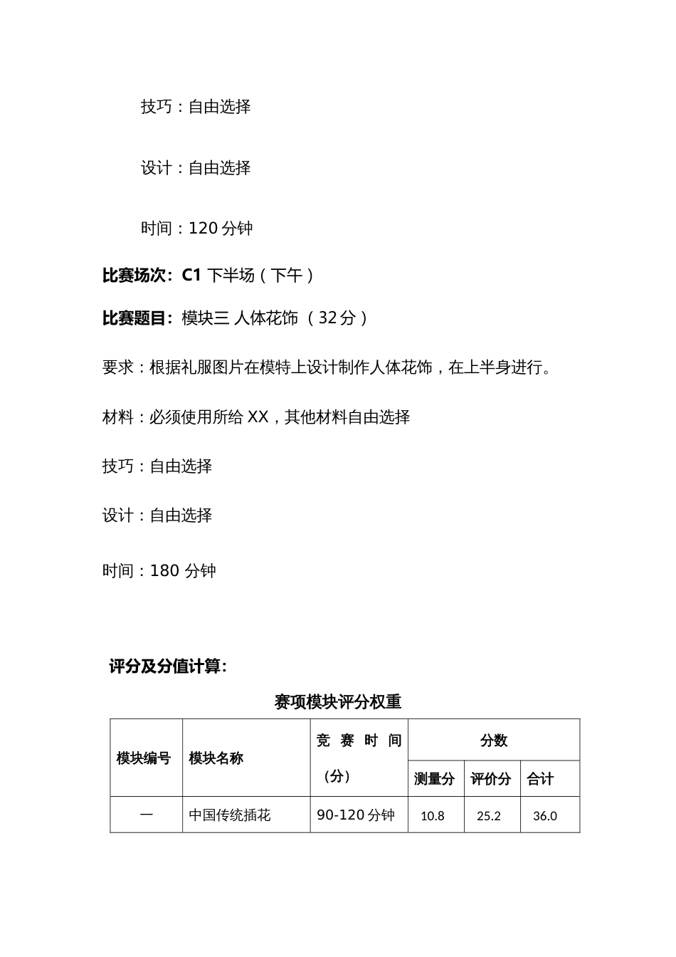 （全国职业技能比赛：高职）GZ002花艺赛题第10套_第2页