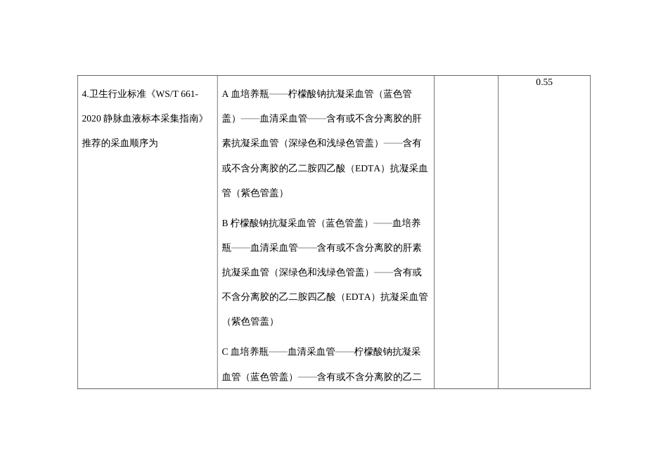 （全国职业技能比赛：高职）GZ041检验检疫技术赛项赛题第3套（理论）_第3页