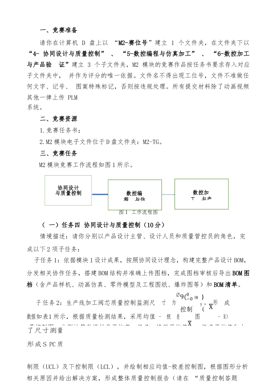 （全国职业技能比赛：高职）GZ013数字化设计与制造赛题第2套学生赛M2_第2页