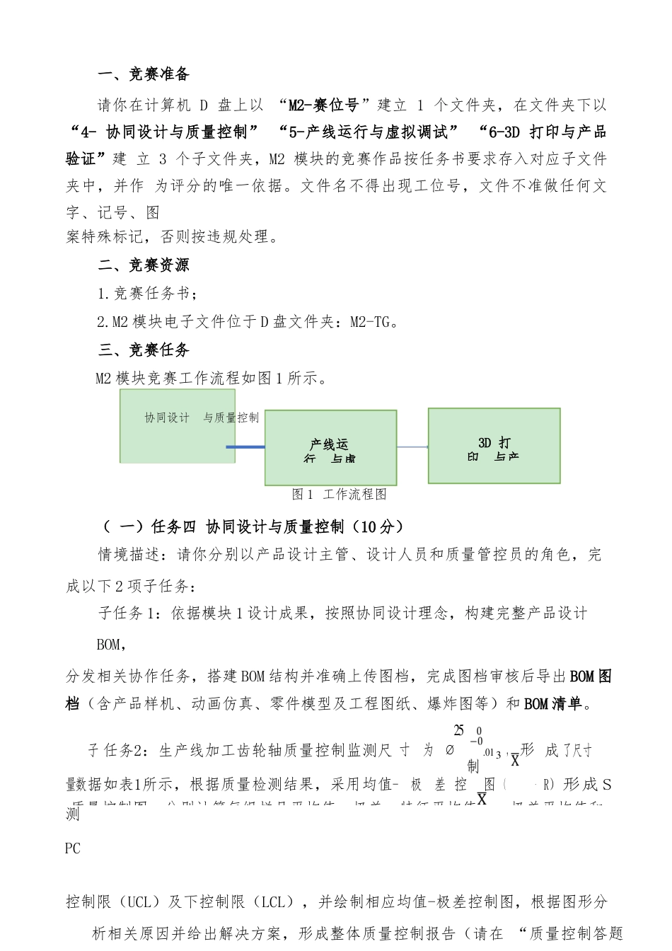 （全国职业技能比赛：高职）GZ013数字化设计与制造赛项赛题第1套教师赛M2_第2页