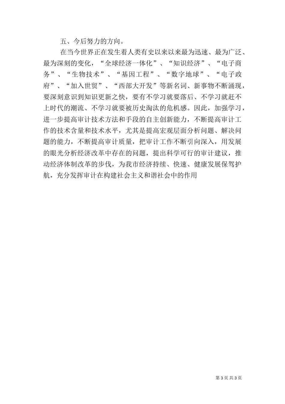 审计员年终工作总结范文（一）_第3页