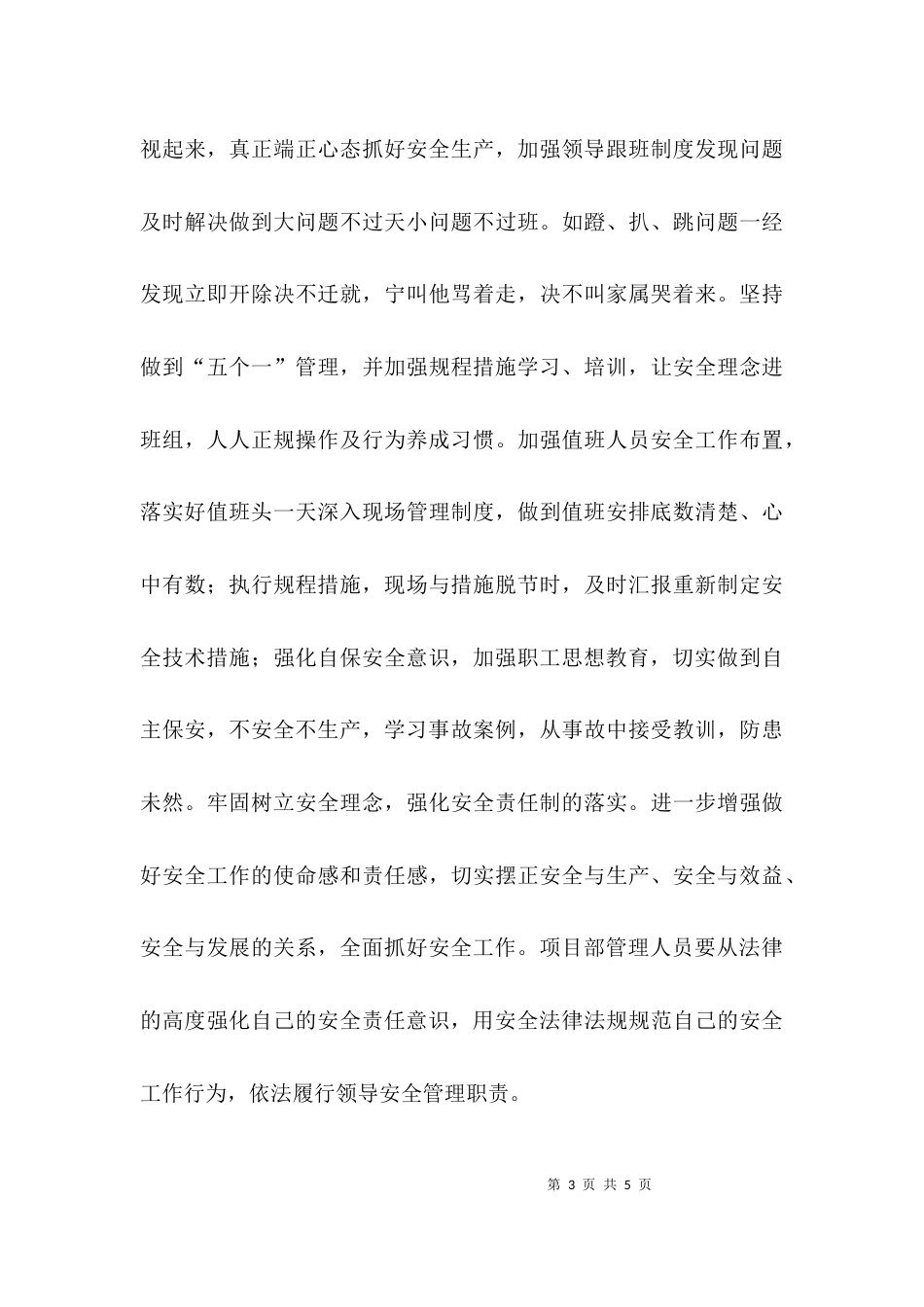 安全工作半年总结报告_第3页