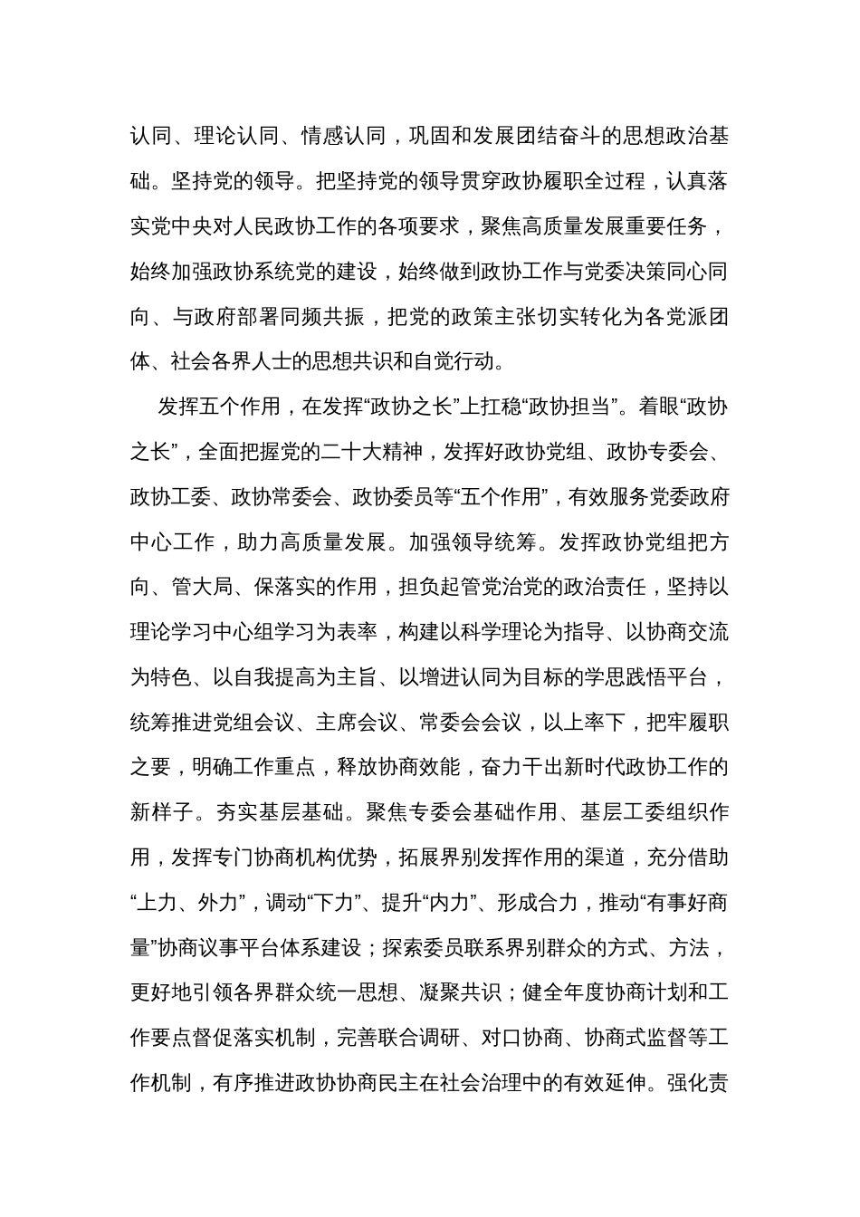 在全市政协年度重点工作推进会上的汇报发言_第2页