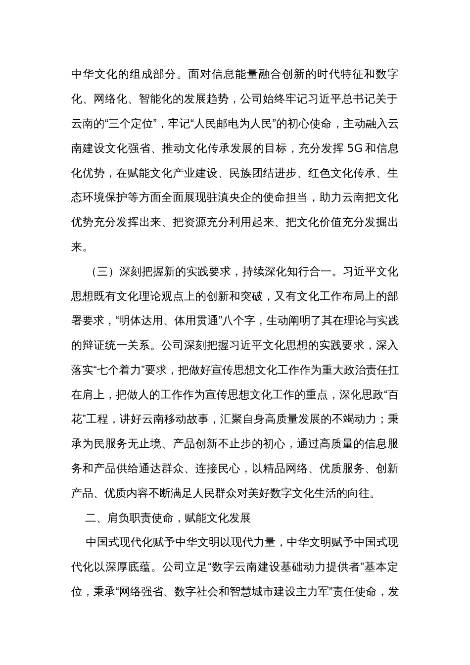 在集团总公司宣传思想文化工作会议上的汇报发言_第2页