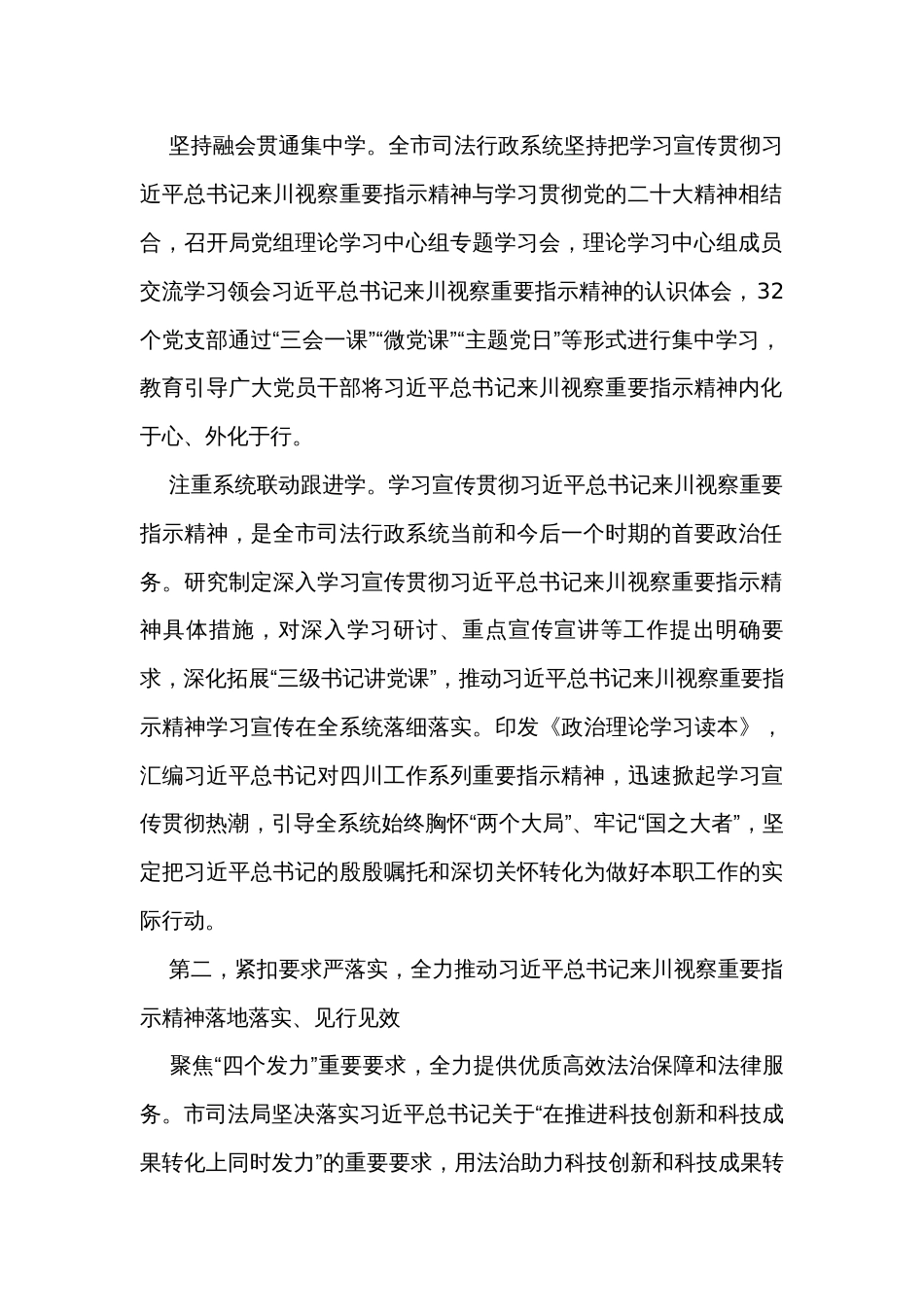 在全市政法工作年度重点任务推进会上的汇报发言_第2页