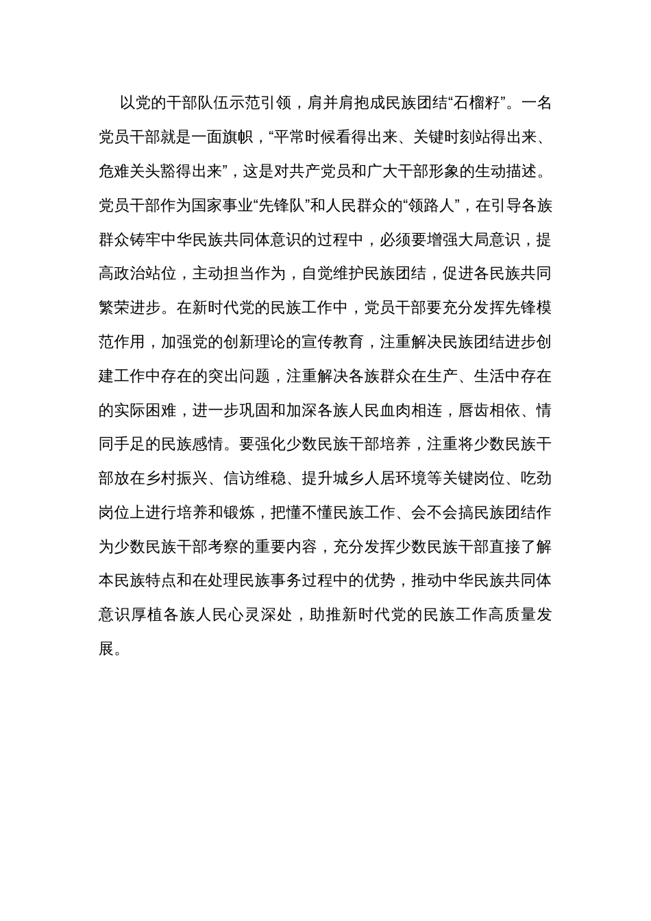 研讨发言：党建引领浇灌民族团结进步之花_第3页