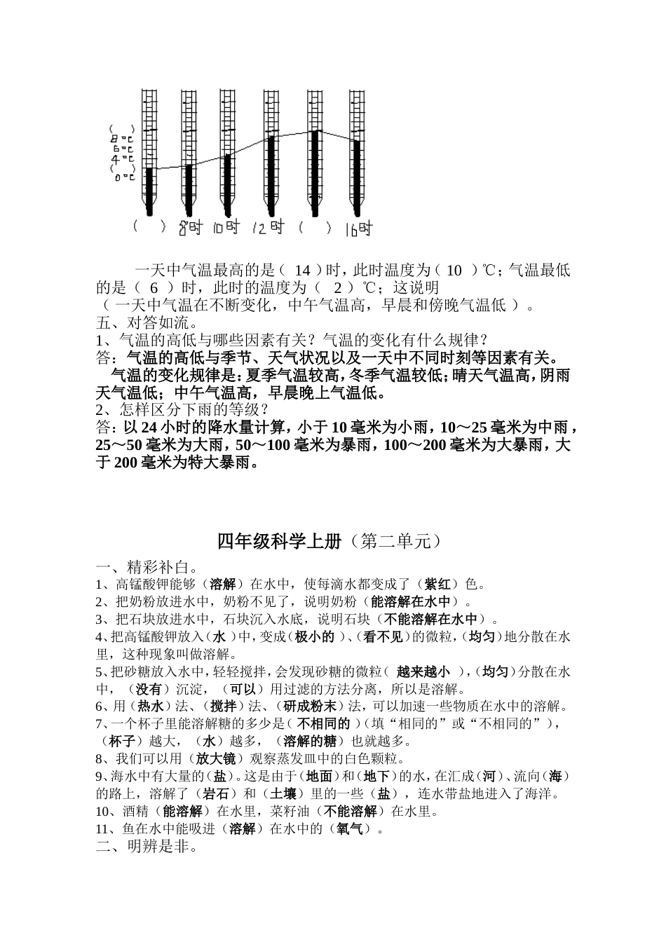 四年级科学上册_第2页