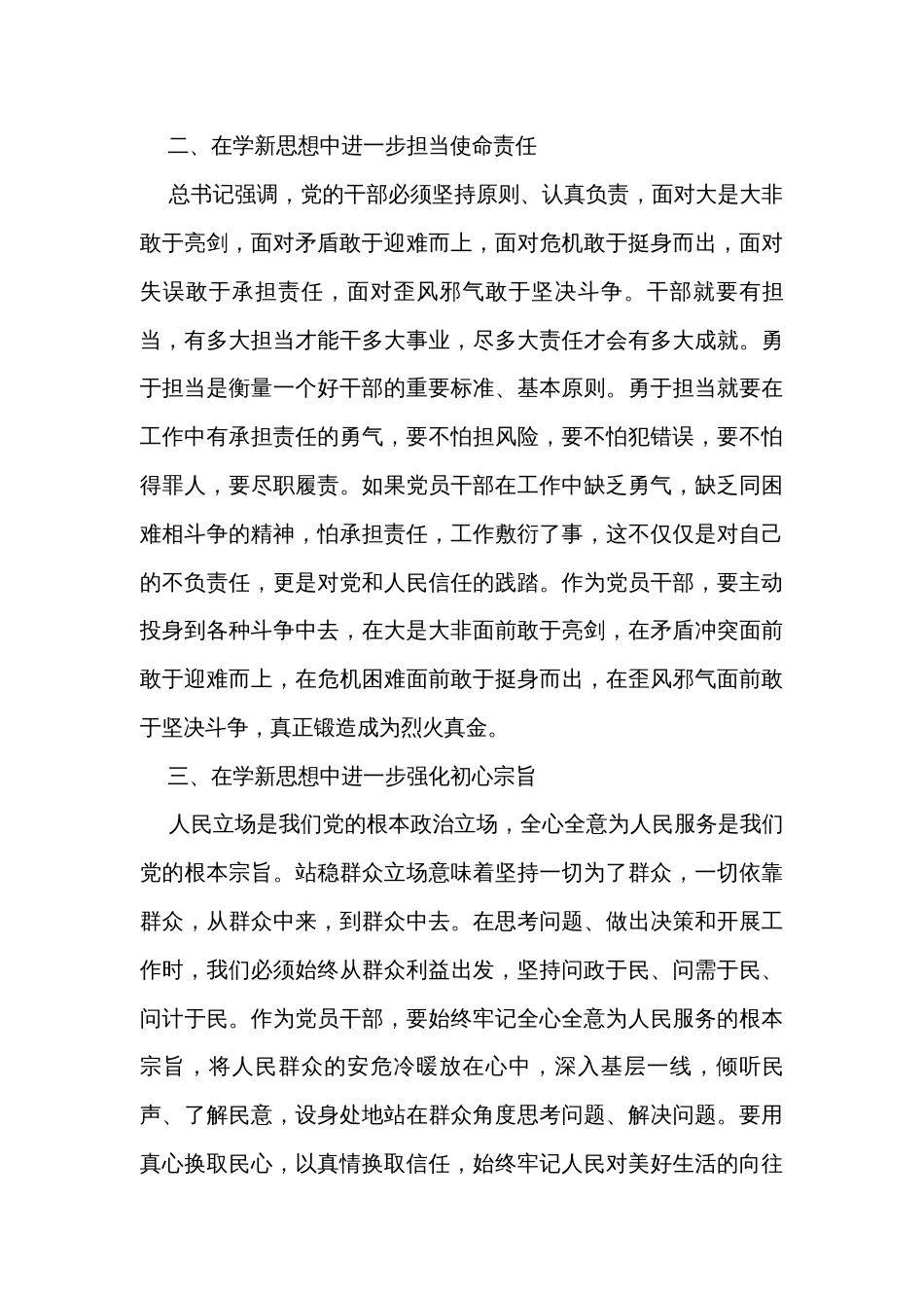 2023主题教育理论学习专题研讨会发言_第2页