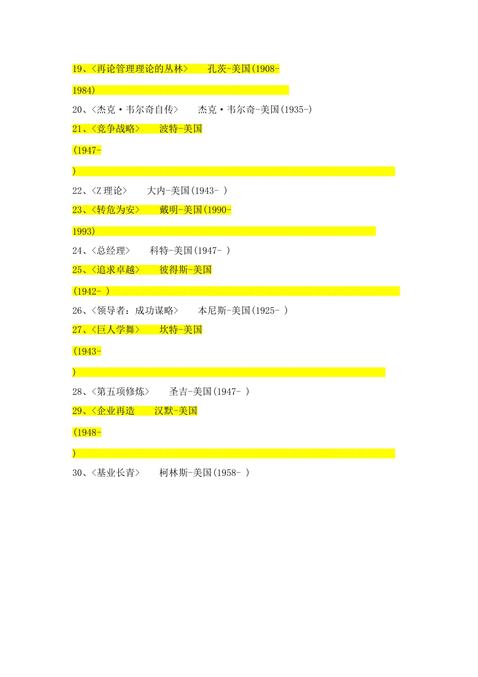 30部必读管理学经典_第3页