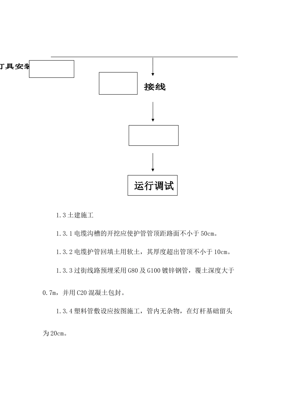 路灯工程施工工艺_第3页