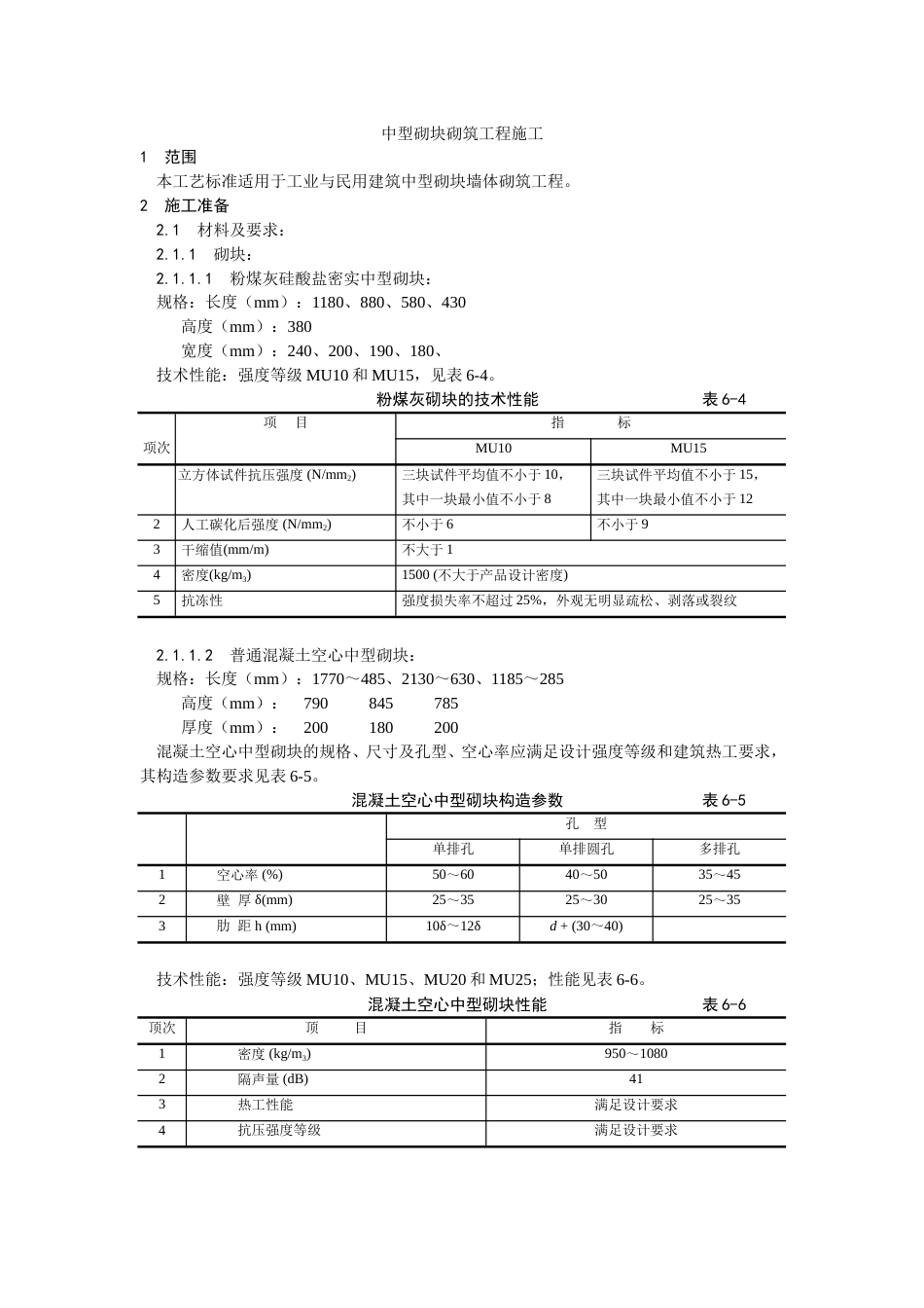 004中型砌块砌筑工程施工工艺[5页]_第1页